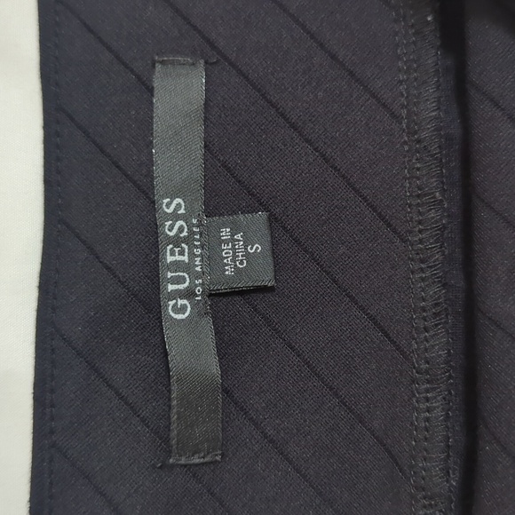 Guess Off-Shoulder Long Sleeve Mini Dress, Color Black Size S - Picture 15 of 16